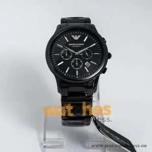 Emporio Armani Men’s Quartz Ceramic Chain Black Dial 47mm Watch AR1474 UAE DUBAI AJMAN SHARJAH ABU DHABI RAS AL KHAIMA UMM UL QUWAIN ALAIN FUJAIRAH