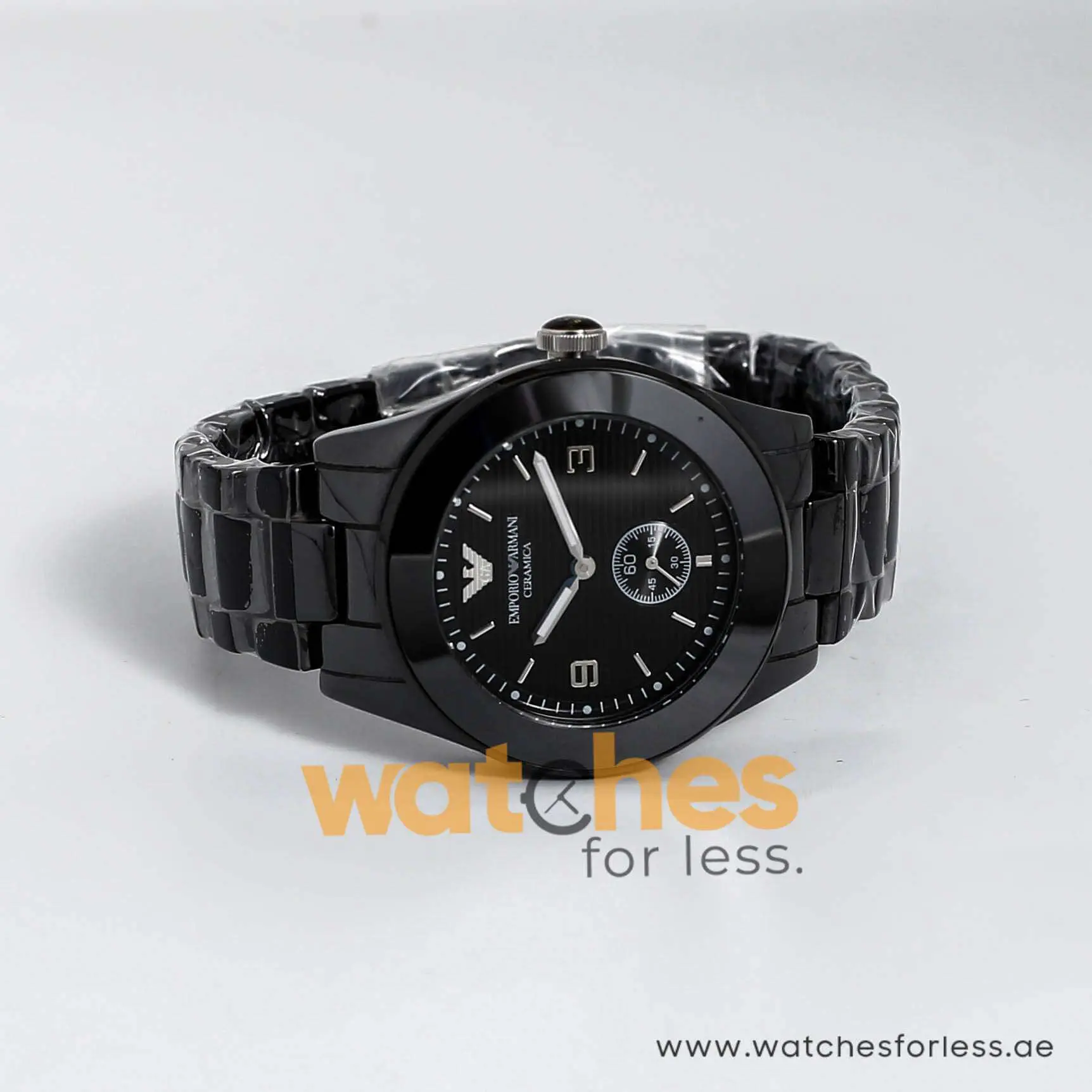 Emporio Armani Women’s Quartz Ceramic Black Dial 39mm Watch AR1422 UAE DUBAI AJMAN SHARJAH ABU DHABI RAS AL KHAIMA UMM UL QUWAIN ALAIN FUJAIRAH