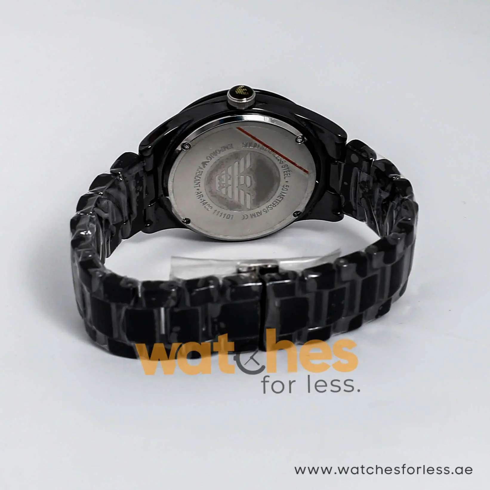 Emporio Armani Women’s Quartz Ceramic Black Dial 39mm Watch AR1422 UAE DUBAI AJMAN SHARJAH ABU DHABI RAS AL KHAIMA UMM UL QUWAIN ALAIN FUJAIRAH