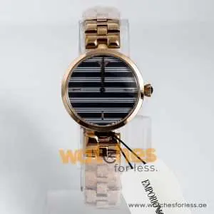 Emporio Armani Women’s Quartz Stainless Steel Blue Dial 32mm Watch AR11220 UAE DUBAI AJMAN SHARJAH ABU DHABI RAS AL KHAIMA UMM UL QUWAIN ALAIN FUJAIRAH