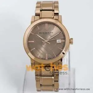 Burberry Unisex Swiss Made Stainless Steel Rose Gold Dial Watch 38mm BU9034 UAE DUBAI AJMAN SHARJAH ABU DHABI RAS AL KHAIMA UMM UL QUWAIN ALAIN FUJAIRAH