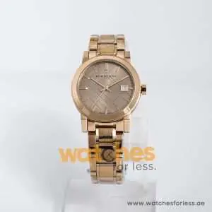 Burberry Women’s Swiss Made Stainless Steel Rose Gold Dial 34mm Watch BU9135 UAE DUBAI AJMAN SHARJAH ABU DHABI RAS AL KHAIMA UMM UL QUWAIN ALAIN FUJAIRAH