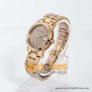 Burberry Women’s Swiss Made Stainless Steel Rose Gold Dial 34mm Watch BU9135 UAE DUBAI AJMAN SHARJAH ABU DHABI RAS AL KHAIMA UMM UL QUWAIN ALAIN FUJAIRAH