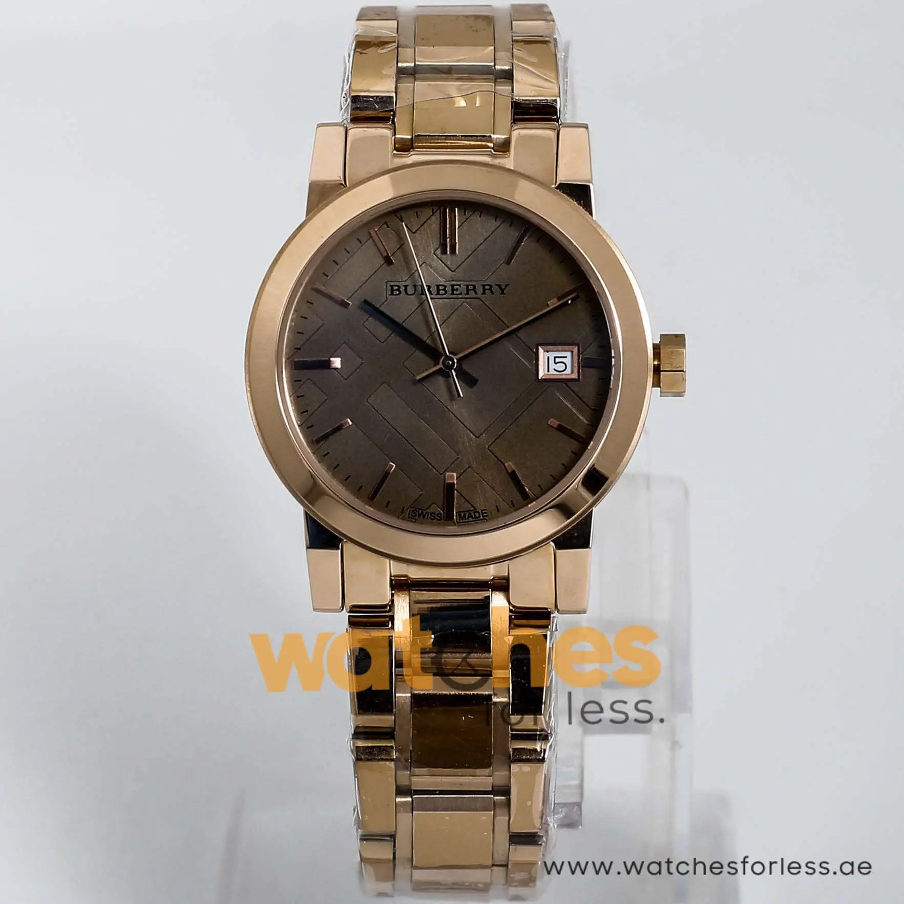 Burberry Women’s Swiss Made Stainless Steel Rose Gold Dial 34mm Watch BU9135 UAE DUBAI AJMAN SHARJAH ABU DHABI RAS AL KHAIMA UMM UL QUWAIN ALAIN FUJAIRAH