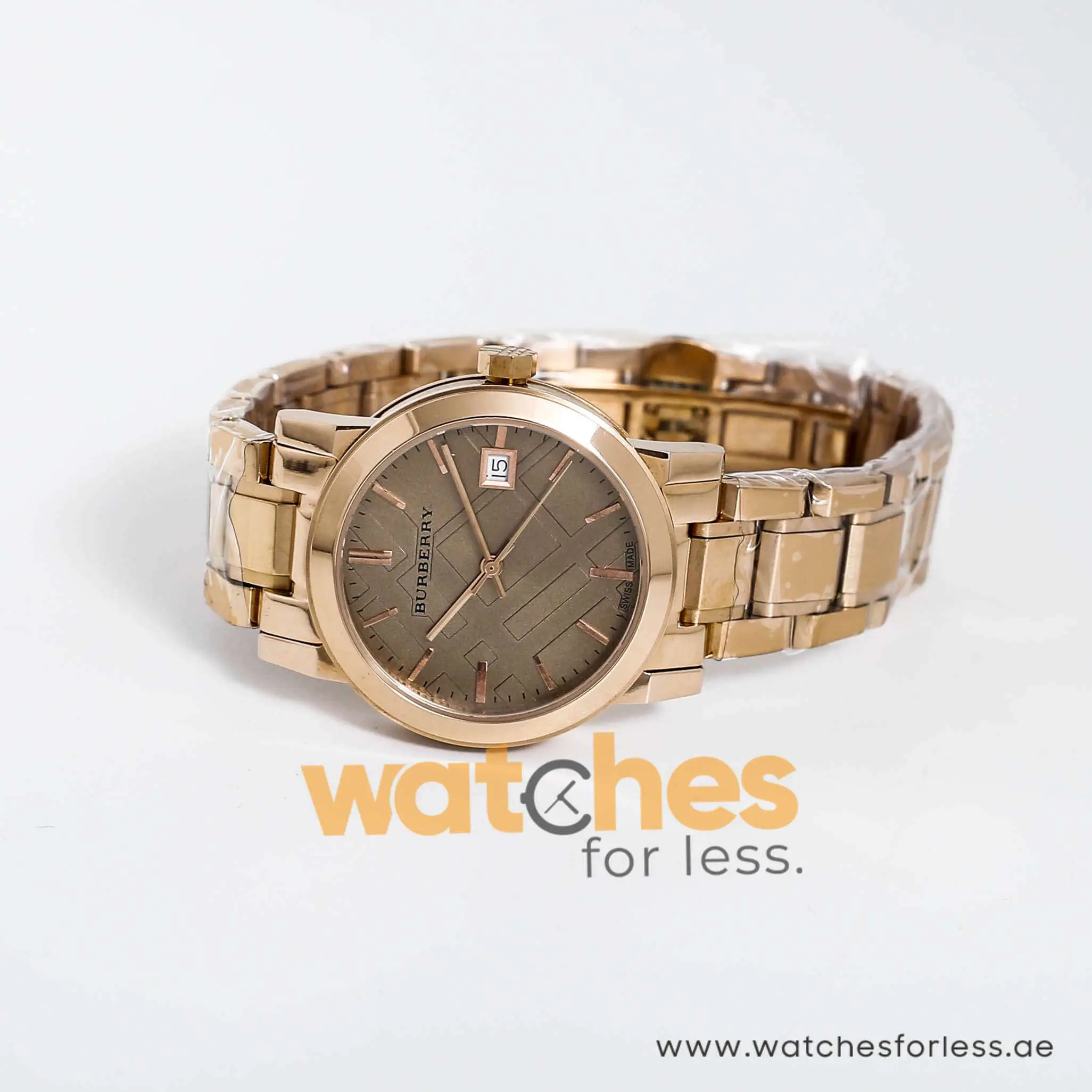 Burberry Women’s Swiss Made Stainless Steel Rose Gold Dial 34mm Watch BU9135 UAE DUBAI AJMAN SHARJAH ABU DHABI RAS AL KHAIMA UMM UL QUWAIN ALAIN FUJAIRAH