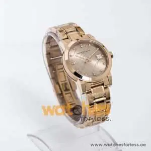 Burberry Women’s Swiss Made Stainless Steel Rose Gold Dial 34mm Watch BU9126 UAE DUBAI AJMAN SHARJAH ABU DHABI RAS AL KHAIMA UMM UL QUWAIN ALAIN FUJAIRAH