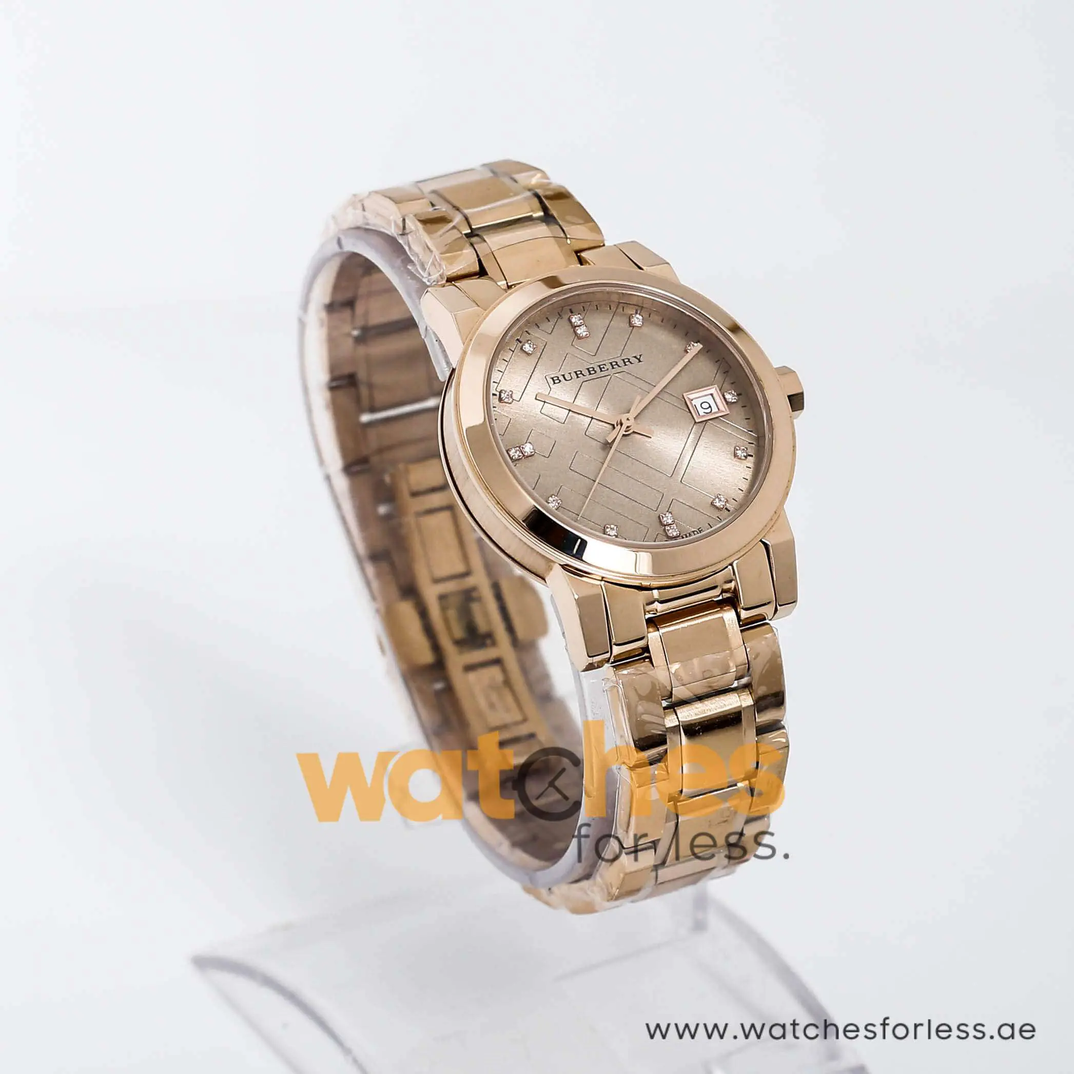 Burberry Women’s Swiss Made Stainless Steel Rose Gold Dial 34mm Watch BU9126 UAE DUBAI AJMAN SHARJAH ABU DHABI RAS AL KHAIMA UMM UL QUWAIN ALAIN FUJAIRAH