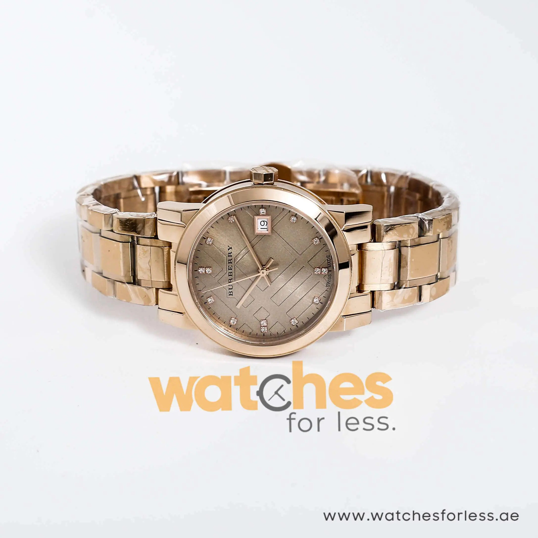 Burberry Women’s Swiss Made Stainless Steel Rose Gold Dial 34mm Watch BU9126 UAE DUBAI AJMAN SHARJAH ABU DHABI RAS AL KHAIMA UMM UL QUWAIN ALAIN FUJAIRAH