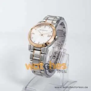 Burberry Women’s Swiss Made Stainless Steel Silver Dial 34mm Watch BU9127 UAE DUBAI AJMAN SHARJAH ABU DHABI RAS AL KHAIMA UMM UL QUWAIN ALAIN FUJAIRAH