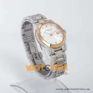 Burberry Women’s Swiss Made Stainless Steel Silver Dial 34mm Watch BU9127 UAE DUBAI AJMAN SHARJAH ABU DHABI RAS AL KHAIMA UMM UL QUWAIN ALAIN FUJAIRAH