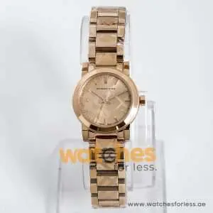 Burberry Women’s Swiss Made Stainless Steel Rose Gold Dial 26mm Watch BU9235 UAE DUBAI AJMAN SHARJAH ABU DHABI RAS AL KHAIMA UMM UL QUWAIN ALAIN FUJAIRAH