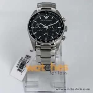 Emporio Armani Men’s Quartz Stainless Steel Black Dial 43mm Watch AR5980 UAE DUBAI AJMAN SHARJAH ABU DHABI RAS AL KHAIMA UMM UL QUWAIN ALAIN FUJAIRAH