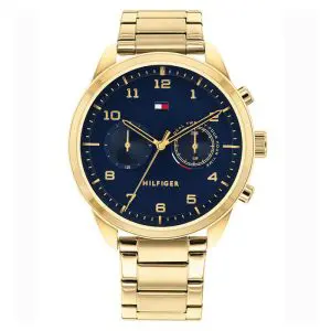 Tommy Hilfiger Men’s Quartz Stainless Steel Blue Dial 44mm Watch 1791783 UAE DUBAI AJMAN SHARJAH ABU DHABI RAS AL KHAIMA UMM UL QUWAIN ALAIN FUJAIRAH