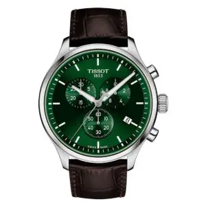 TISSOT Men’s Quartz Swiss Made Brown Leather Strap Green Dial 45mm Watch T116.617.16.091.00 UAE DUBAI AJMAN SHARJAH ABU DHABI RAS AL KHAIMA UMM UL QUWAIN ALAIN FUJAIRAH
