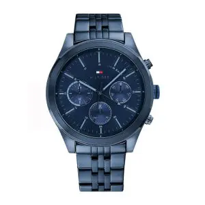 Tommy Hilfiger Men’s Quartz Blue Stainless Steel Blue Dial 44mm Watch 1791739 UAE DUBAI AJMAN SHARJAH ABU DHABI RAS AL KHAIMA UMM UL QUWAIN ALAIN FUJAIRAH