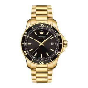 Movado Men’s Swiss Made Quartz Stainless Steel Black Dial 40mm Watch 2600145 UAE DUBAI AJMAN SHARJAH ABU DHABI RAS AL KHAIMA UMM UL QUWAIN ALAIN FUJAIRAH