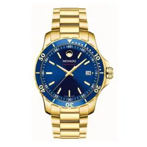 Movado Men’s Quartz Swiss Made Stainless Steel Blue Dial 40mm Watch 2600144 UAE DUBAI AJMAN SHARJAH ABU DHABI RAS AL KHAIMA UMM UL QUWAIN ALAIN FUJAIRAH