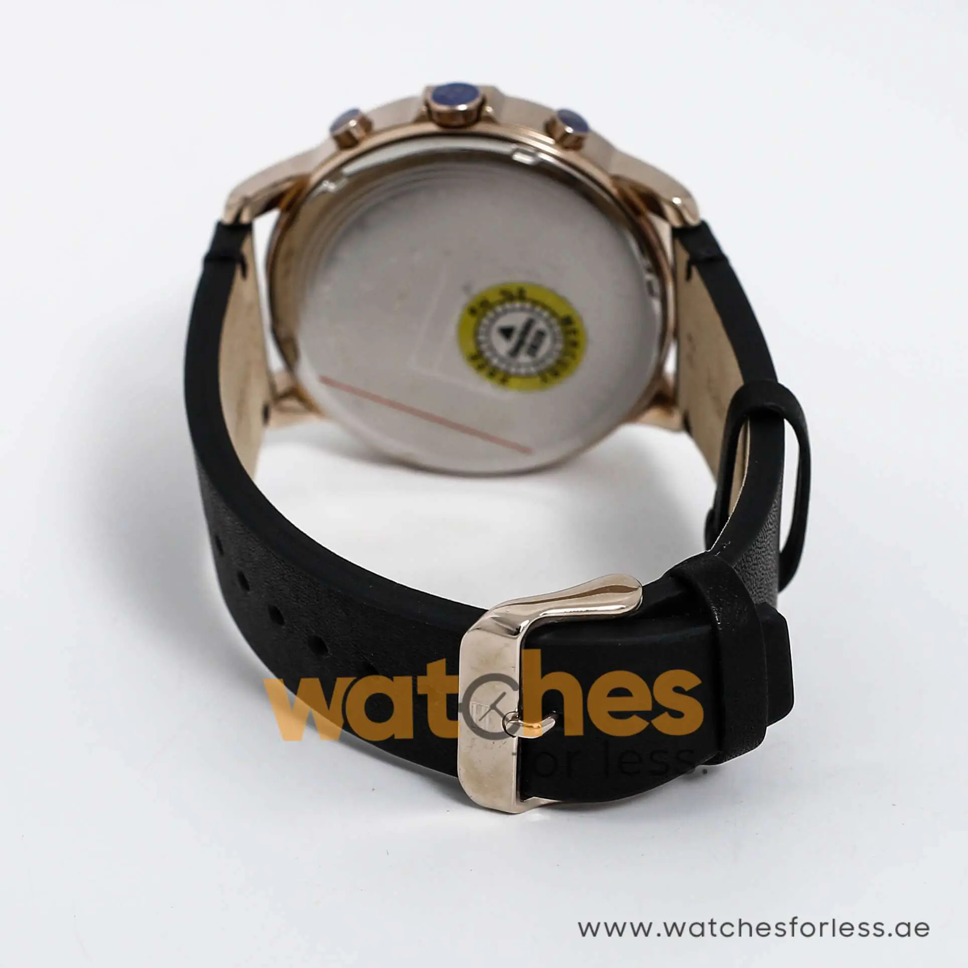 Tommy Hilfiger Men’s Quartz Black Leather Strap Black Dial 46mm Watch 1791798 UAE DUBAI AJMAN SHARJAH ABU DHABI RAS AL KHAIMA UMM UL QUWAIN ALAIN FUJAIRAH