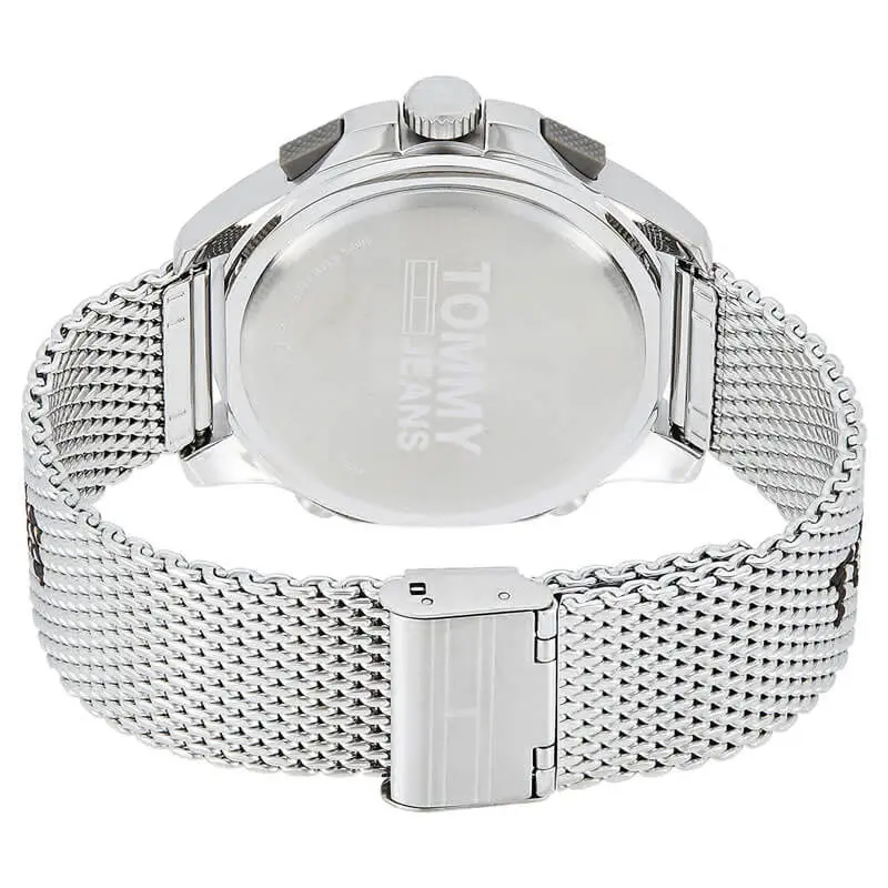Tommy Hilfiger Men’s Quartz Stainless Steel Black Dial 46mm Watch 1791765 UAE DUBAI AJMAN SHARJAH ABU DHABI RAS AL KHAIMA UMM UL QUWAIN ALAIN FUJAIRAH