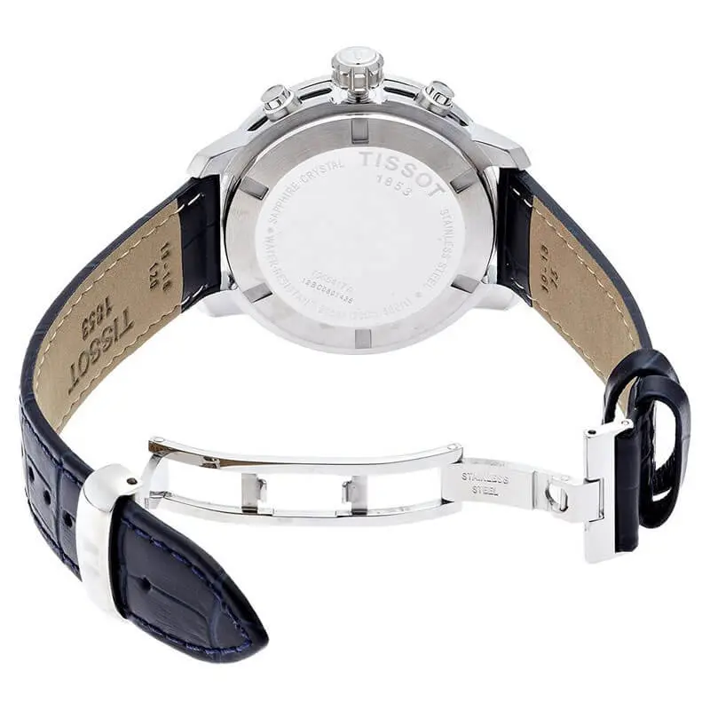 TISSOT Men’s Quartz Swiss Made Blue Leather Strap Blue Dial 42mm Watch T055.417.16.047.00 UAE DUBAI AJMAN SHARJAH ABU DHABI RAS AL KHAIMA UMM UL QUWAIN ALAIN FUJAIRAH