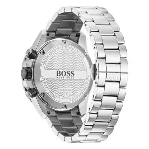 Hugo Boss Men’s Quartz Silver Stainless Steel Blue Dial 45mm Watch 1513775 UAE DUBAI AJMAN SHARJAH ABU DHABI RAS AL KHAIMA UMM UL QUWAIN ALAIN FUJAIRAH