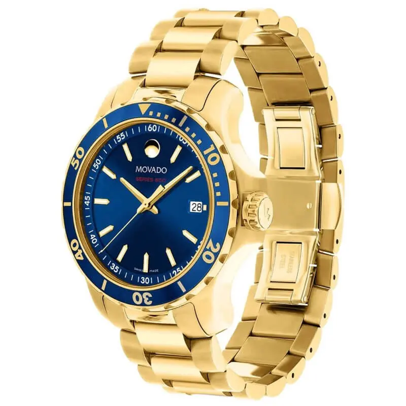 Movado Men’s Quartz Swiss Made Stainless Steel Blue Dial 40mm Watch 2600144 UAE DUBAI AJMAN SHARJAH ABU DHABI RAS AL KHAIMA UMM UL QUWAIN ALAIN FUJAIRAH