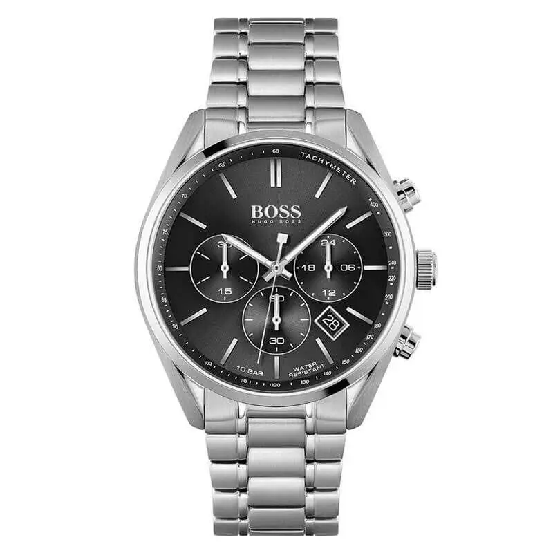 Hugo Boss Men’s Quartz Stainless Steel Black Dial 44mm Watch 1513871 UAE DUBAI AJMAN SHARJAH ABU DHABI RAS AL KHAIMA UMM UL QUWAIN ALAIN FUJAIRAH