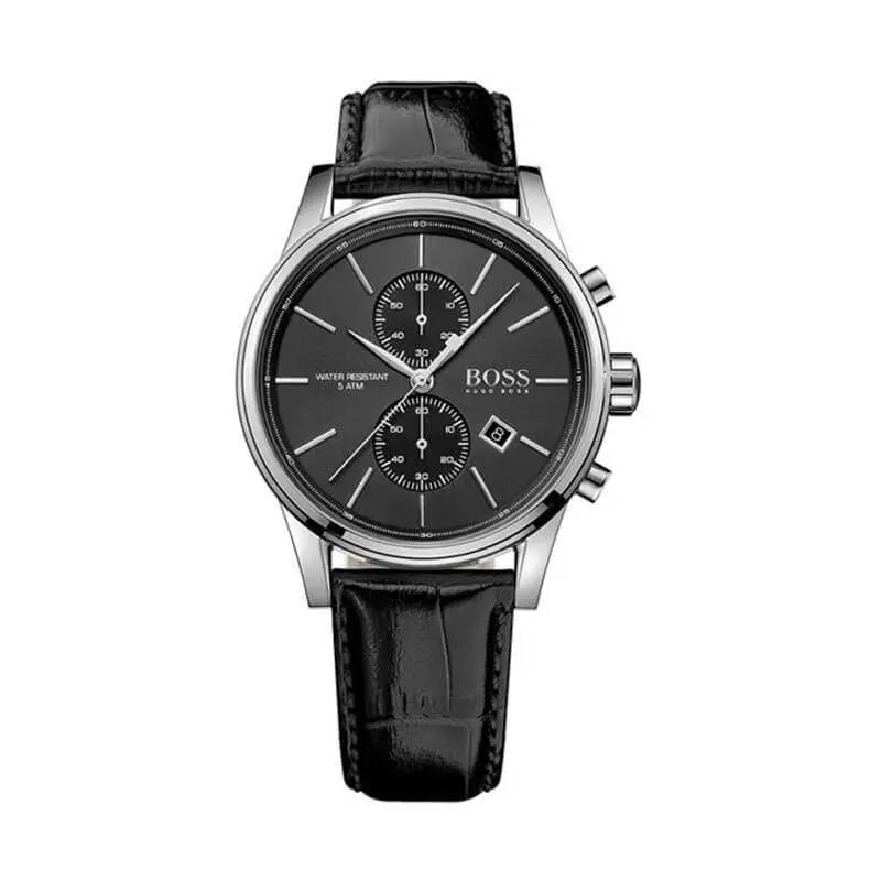Hugo Boss Men’s Quartz Leather Strap Black Dial 41mm Watch 1513279 UAE DUBAI AJMAN SHARJAH ABU DHABI RAS AL KHAIMA UMM UL QUWAIN ALAIN FUJAIRAH