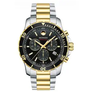 Movado Men’s Quartz Swiss Made Stainless Steel Black Dial 42mm Watch 2600146 UAE DUBAI AJMAN SHARJAH ABU DHABI RAS AL KHAIMA UMM UL QUWAIN ALAIN FUJAIRAH