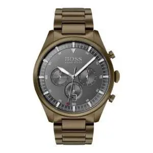 Hugo Boss Men’s Quartz Stainless Steel Grey Dial 44mm Watch 1513715 UAE DUBAI AJMAN SHARJAH ABU DHABI RAS AL KHAIMA UMM UL QUWAIN ALAIN FUJAIRAH