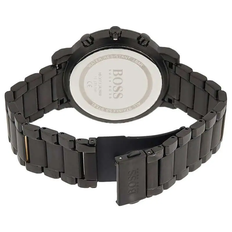 Hugo Boss Men’s Quartz Stainless Steel Black Dial 43mm Watch 1513780 UAE DUBAI AJMAN SHARJAH ABU DHABI RAS AL KHAIMA UMM UL QUWAIN ALAIN FUJAIRAH