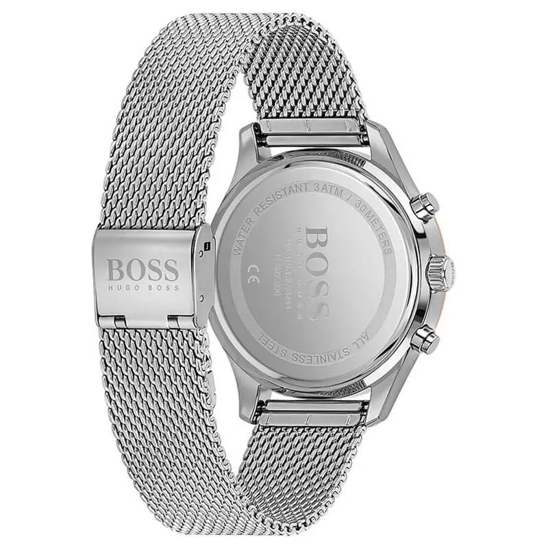 Hugo Boss Men’s Quartz Stainless Steel Black Dial 42mm Watch 1513805 UAE DUBAI AJMAN SHARJAH ABU DHABI RAS AL KHAIMA UMM UL QUWAIN ALAIN FUJAIRAH