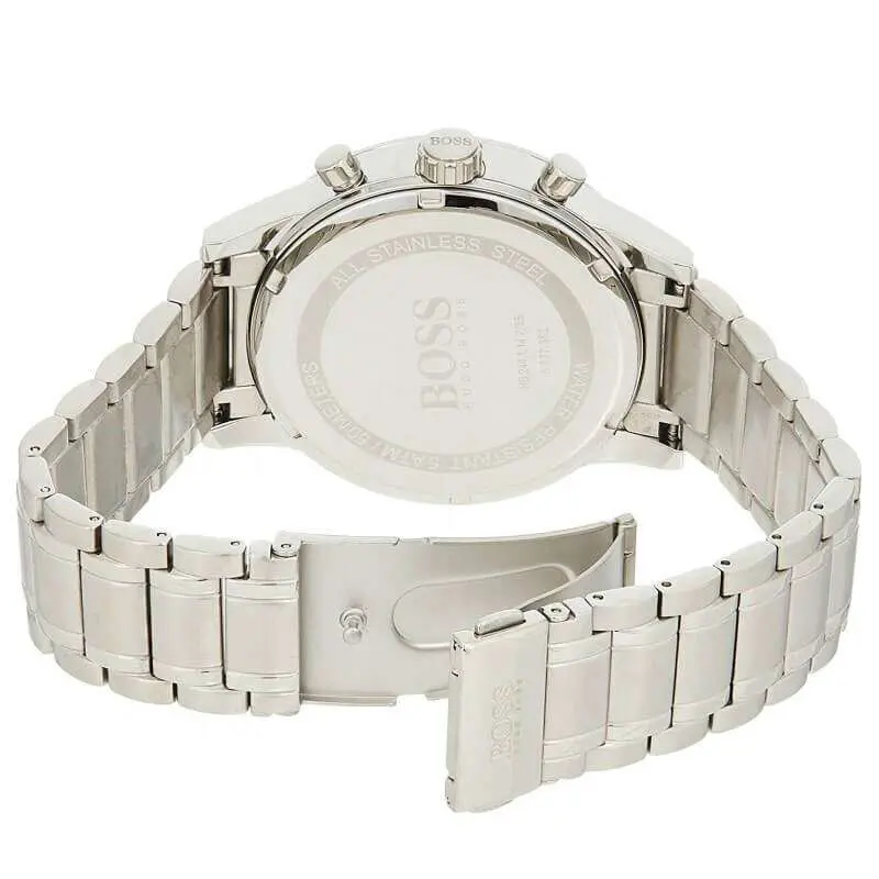 Hugo Boss Men’s Quartz Stainless Steel White Dial 44mm Watch 1513182 UAE DUBAI AJMAN SHARJAH ABU DHABI RAS AL KHAIMA UMM UL QUWAIN ALAIN FUJAIRAH
