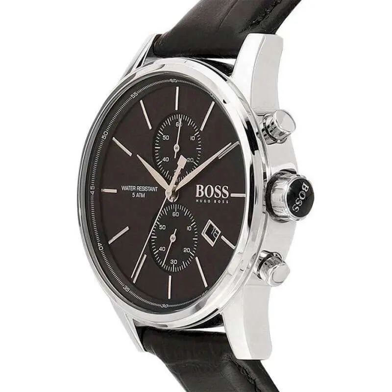 Hugo Boss Men’s Quartz Leather Strap Black Dial 41mm Watch 1513279 UAE DUBAI AJMAN SHARJAH ABU DHABI RAS AL KHAIMA UMM UL QUWAIN ALAIN FUJAIRAH