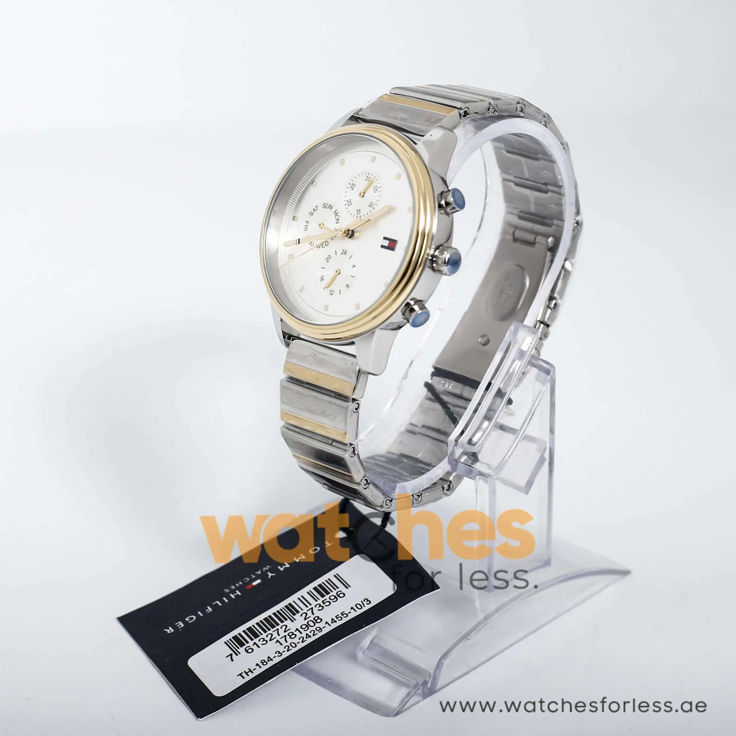 Tommy Hilfiger Women’s Quartz Stainless Steel White Dial 38mm Watch 1781908 UAE DUBAI AJMAN SHARJAH ABU DHABI RAS AL KHAIMA UMM UL QUWAIN ALAIN FUJAIRAH