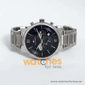 Tommy Hilfiger Men’s Quartz Stainless Steel Blue Dial 44mm Watch 1710409 UAE DUBAI AJMAN SHARJAH ABU DHABI RAS AL KHAIMA UMM UL QUWAIN ALAIN FUJAIRAH