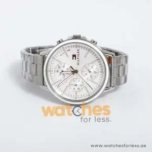 Tommy Hilfiger Women’s Quartz Stainless Steel Silver Dial 40mm Watch 1781787 UAE DUBAI AJMAN SHARJAH ABU DHABI RAS AL KHAIMA UMM UL QUWAIN ALAIN FUJAIRAH
