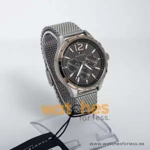 Tommy Hilfiger Men’s Quartz Silver Stainless Steel Grey Dial 44mm Watch 1791466 UAE DUBAI AJMAN SHARJAH ABU DHABI RAS AL KHAIMA UMM UL QUWAIN ALAIN FUJAIRAH