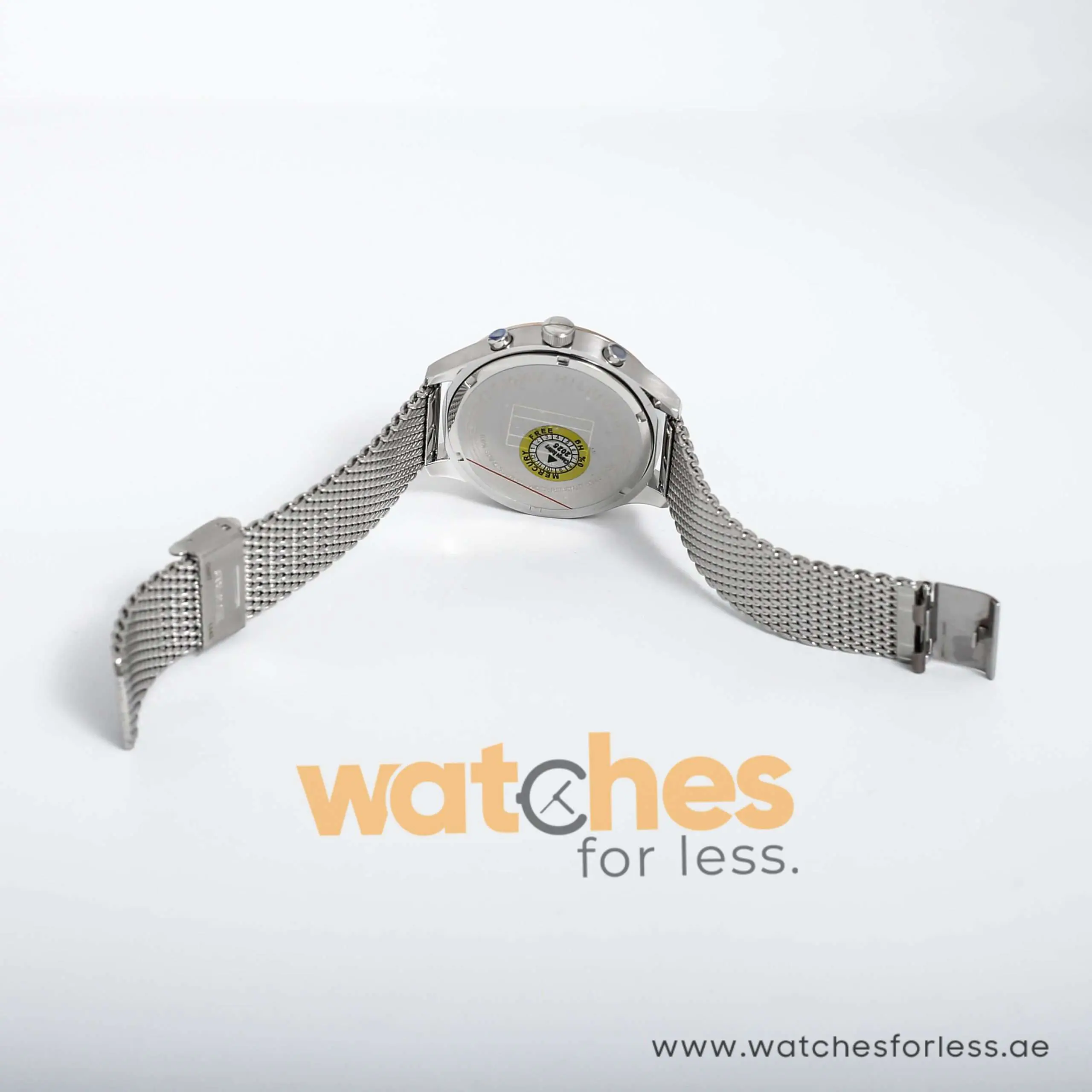 Tommy Hilfiger Men’s Quartz Silver Stainless Steel Grey Dial 44mm Watch 1791466 UAE DUBAI AJMAN SHARJAH ABU DHABI RAS AL KHAIMA UMM UL QUWAIN ALAIN FUJAIRAH