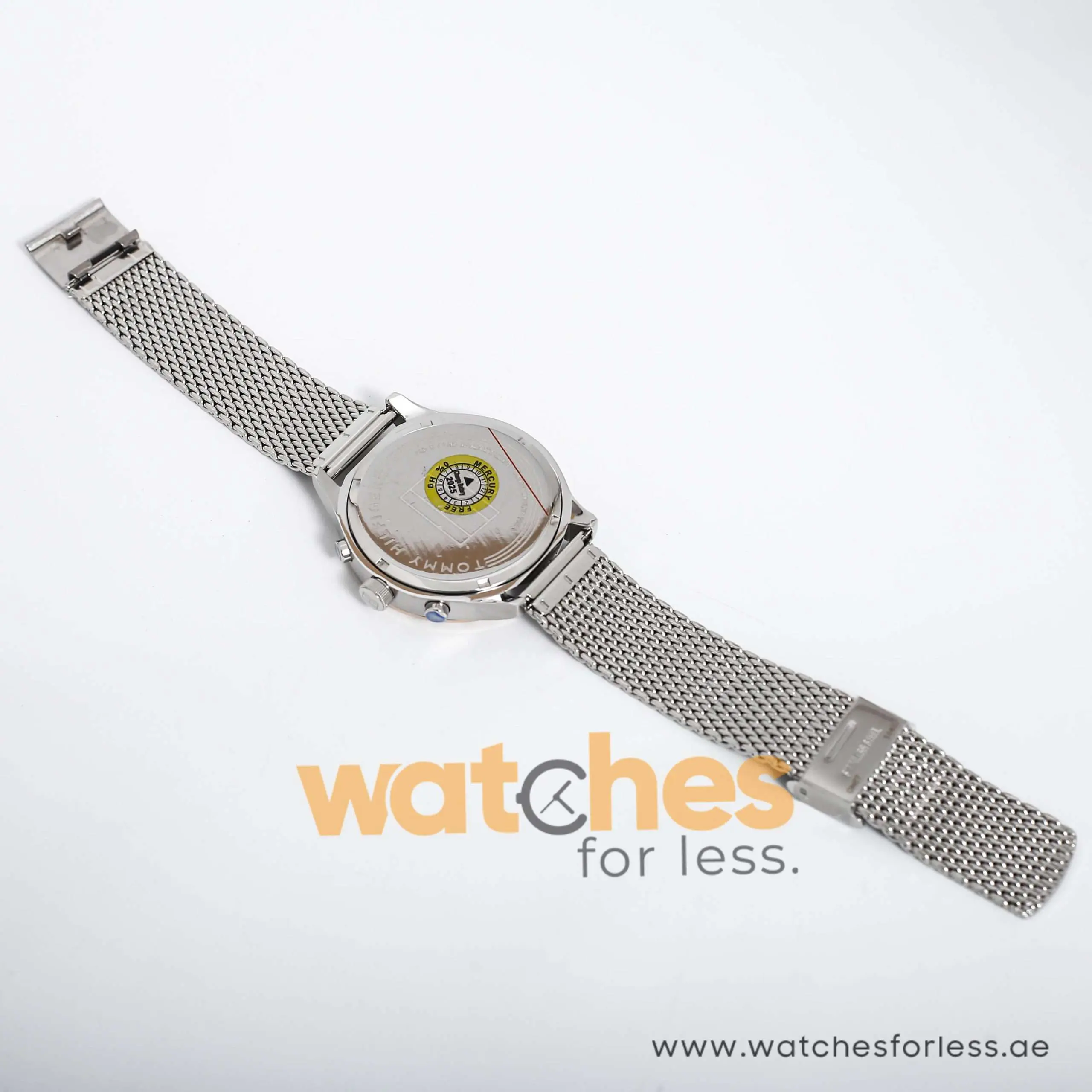Tommy Hilfiger Men’s Quartz Silver Stainless Steel Grey Dial 44mm Watch 1791466 UAE DUBAI AJMAN SHARJAH ABU DHABI RAS AL KHAIMA UMM UL QUWAIN ALAIN FUJAIRAH