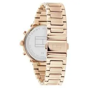 Tommy Hilfiger Women’s Quartz Rose Gold Stainless Steel Blue Dial 38mm Watch 1782489