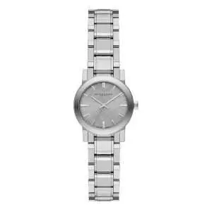 Burberry Women’s Swiss Made Quartz Stainless Steel Grey Check Stamped Dial 26mm Watch BU9229 UAE DUBAI AJMAN SHARJAH ABU DHABI RAS AL KHAIMA UMM UL QUWAIN ALAIN FUJAIRAH