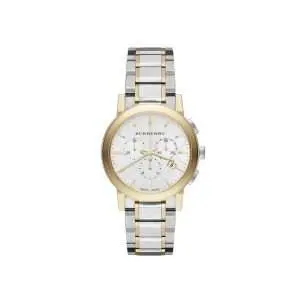 Burberry Unisex Swiss Made Stainless Steel White Dial 38mm Watch BU9751