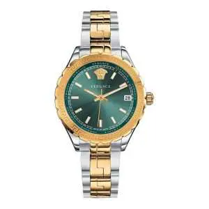 Versace Women’s Quartz Swiss Made Stainless Steel Green Dial 35mm Watch V12050015