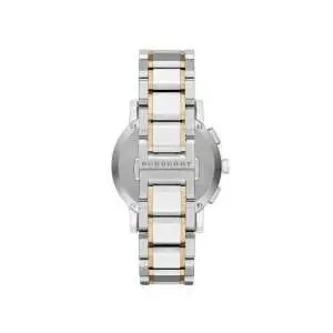 Burberry Unisex Swiss Made Stainless Steel White Dial 38mm Watch BU9751