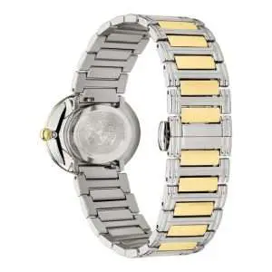 Versace Women’s Quartz Swiss Made Two-tone Stainless Steel Green Dial 28mm Watch VET300821