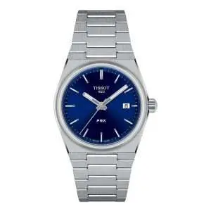 Tissot Unisex Quartz Swiss Made Silver Stainless Steel Blue Dial 35mm Watch T137.210.11.041.00 UAE DUBAI AJMAN SHARJAH ABU DHABI RAS AL KHAIMA UMM UL QUWAIN ALAIN FUJAIRAH