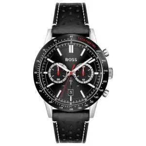 Hugo Boss Men’s Quartz Black Leather Strap Black Dial 44mm Watch 1513920 UAE DUBAI AJMAN SHARJAH ABU DHABI RAS AL KHAIMA UMM UL QUWAIN ALAIN FUJAIRAH