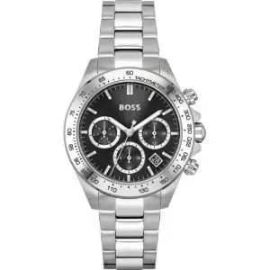 Hugo Boss Women’s Quartz Silver Stainless Steel Black Dial 38 Watch 1502614 UAE DUBAI AJMAN SHARJAH ABU DHABI RAS AL KHAIMA UMM UL QUWAIN ALAIN FUJAIRAH