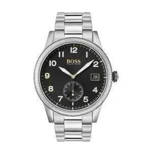 Hugo Boss Men’s Quartz Stainless Steel Black Dial 44mm Watch 1513671 UAE DUBAI AJMAN SHARJAH ABU DHABI RAS AL KHAIMA UMM UL QUWAIN ALAIN FUJAIRAH
